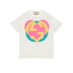 Interlocking G heart T-Shirt