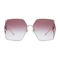 Oversized rectangular sunglasses