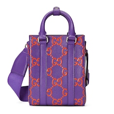 GG embossed mini tote bag