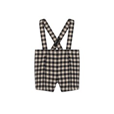 Salopette pour bébé en laine Vichy