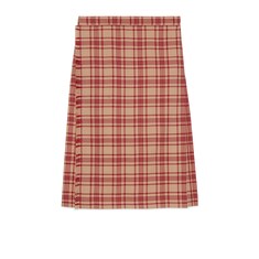 Gucci HA HA HA check kilt