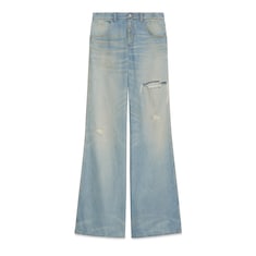 Gucci HA HA HA cherry denim trouser