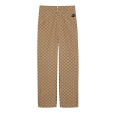 GG cotton canvas pant