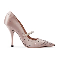 Women's high heel pump with stars