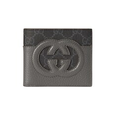 Wallet with cut-out Interlocking G