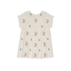 Babykleid aus Baumwolle mit Stickerei