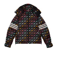 adidas x Gucci Daunenjacke mit GG Trefoil