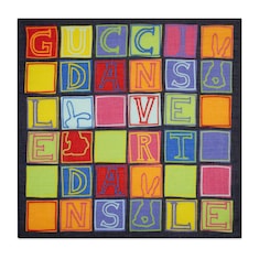 Children's print silk carrè