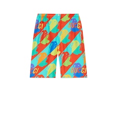 Lunar New Year Bunny print silk short