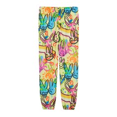 Jogginghose aus Jersey mit Hasen-Print