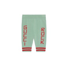 Babyhose aus Wolle mit Intarsie