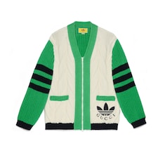 Cardigan in misto lana adidas x Gucci
   