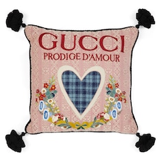 Gucci Prodige D'Amour wool cushion