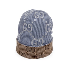 Reversible GG wool hat