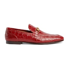 Men's Gucci Jordaan crocodile loafer