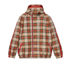 Reversible hooded zip jacket