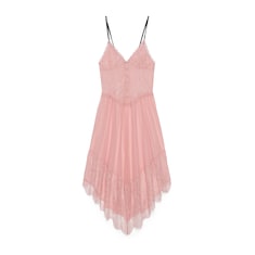 Silk chiffon lingerie dress