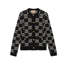 Cardigan aus GG Jacquard