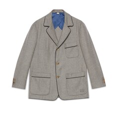 Light cashmere twill formal jacket