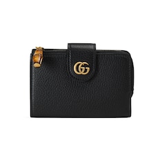 Portefeuille Double G avec bambou taille moyenne