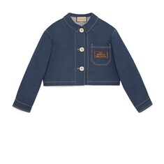 Cropped denim jacket