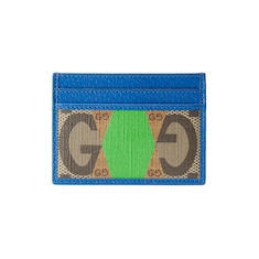 Porte-cartes à imprimé losange GG