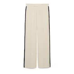Retro tweed trouser with patch