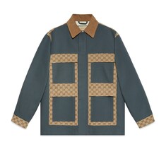 Cotton canvas and GG Supreme jacket