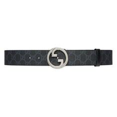 Gucci Blondie belt in black Supreme | GUCCI® US