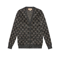 Lamé GG jacquard cardigan 