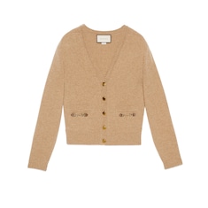 Cardigan aus Kaschmir mit Horsebit