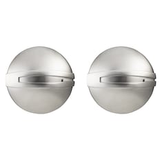 Engraved long G large clip-on earrings