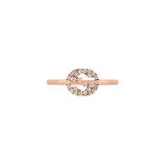 Gucci Interlocking Ring Diamant 18k Gold  