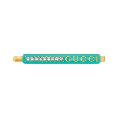 'GUCCI' hair slide with crystals