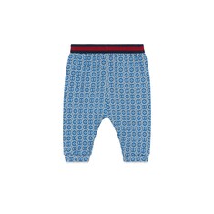 Babyhose aus Jersey mit geometrischem Doppel G