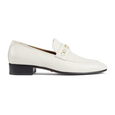 Gucci brixton loafer white on sale