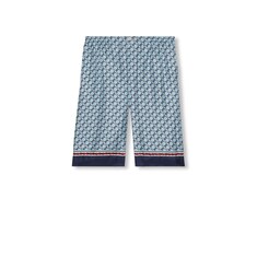 Geometric Square G print silk shorts