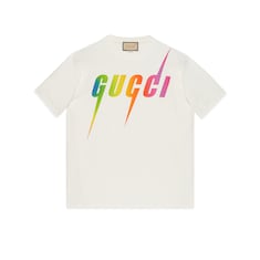 Playera de algodón con estampado Gucci