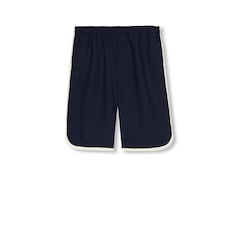 Retro tweed shorts with embroidery