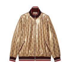GG technical jersey zip jacket