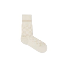 Chaussettes en coton melange GG en ivoire GUCCI FR