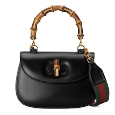 حقيبة Gucci Bamboo 1947 متوسطة ذات مقبض علوي