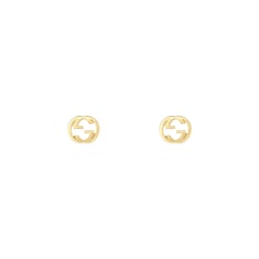 Gucci Interlocking 18k stud earrings