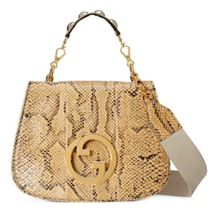 Gucci Blondie Henkeltasche aus Pythonleder