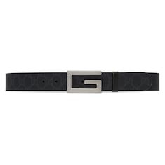 Reversible belt with Square G buckle