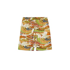 Gucci waves print fabric shorts