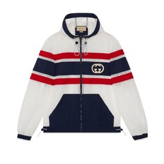 Mesh fabric zip jacket with Web