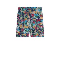 Fabric swim shorts with floral print