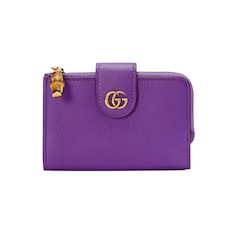 Medium Double G wallet with bamboo