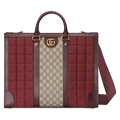 Medium tote bag with Double G